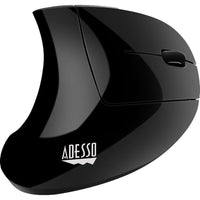 Adesso IMOUSE E10 - 2.4 GHz RF Wireless Vertical Ergonomic Mouse - Optical - RF