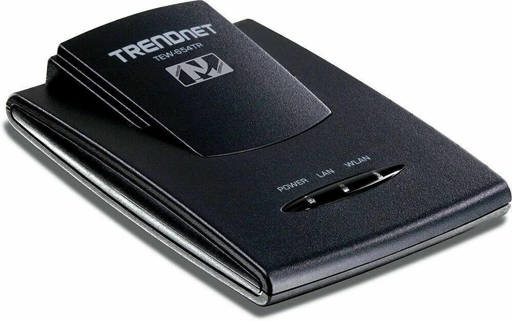 TRENDnet TEW-654TR 300 Mbps 1-Port 10/100 N300 Wireless Hotel Travel Router Kit