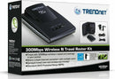 TRENDnet TEW-654TR 300 Mbps 1-Port 10/100 N300 Wireless Hotel Travel Router Kit