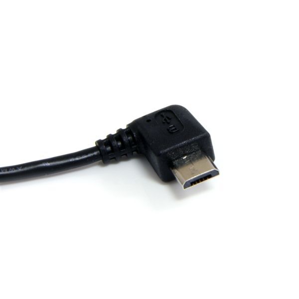 StarTech UUSBHAUB6RA 72" USB Right Angle Micro B Charger Cable for Android Phone