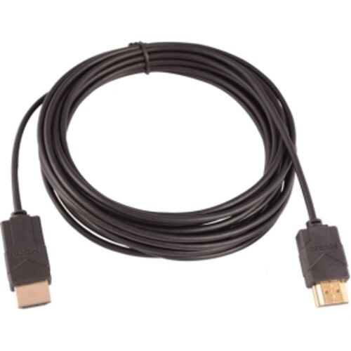 V7 V7HD4S-02M-1N 2M Ultra-THIN HDMI Cable w Ethernet Gold-plated Contacts Black