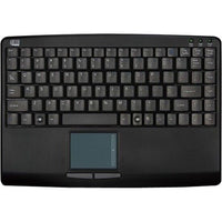 Adesso AKB-410UB Slim Touch Mini Keyboard with Built in Touchpad - Black