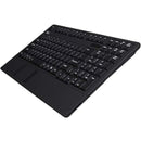 Adesso AKB-410UB Slim Touch Mini Keyboard with Built in Touchpad - Black