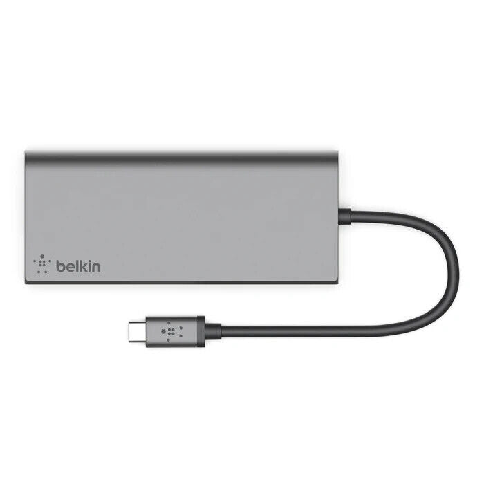 Belkin F4U092BTSGY USB-C Multimedia Hub - for Notebook - 60 W