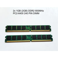 KB 1x 1GB (1GB) DDR2 DIMM 800MHz PC2-6400 6300 240 PIN DIMM Desktop Memory