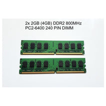 KB 1x 1GB (1GB) DDR2 DIMM 800MHz PC2-6400 6300 240 PIN DIMM Desktop Memory