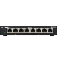 Netgear GS308-300PAS GS308 Ethernet Switch - 8 x Gigabit Ethernet Network