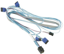 Supermicro CBL-SAST-0810 Internal MiniSASHD SFF-8643 to 4 Right Angle SATA Cable