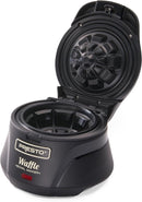 Presto 03500 Belgian Waffle Bowl Maker - Easy Clean, Non-stick - Black