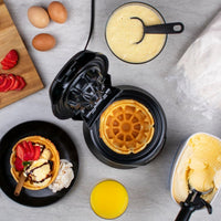 Presto 03500 Belgian Waffle Bowl Maker - Easy Clean, Non-stick - Black