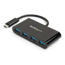 StarTech HB30C4AB USB C Hub - 4 Port USB C to USB-A (4x) - Bus Powered USB Hub