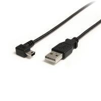 StarTech USB2HABM6RA 6 ft Mini USB Cable - A to Right Angle Mini B