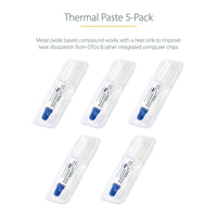 StarTech SILV5-THERMAL-PASTE Thermal Paste Metal Oxide Heat Sink Compound 5 Pack