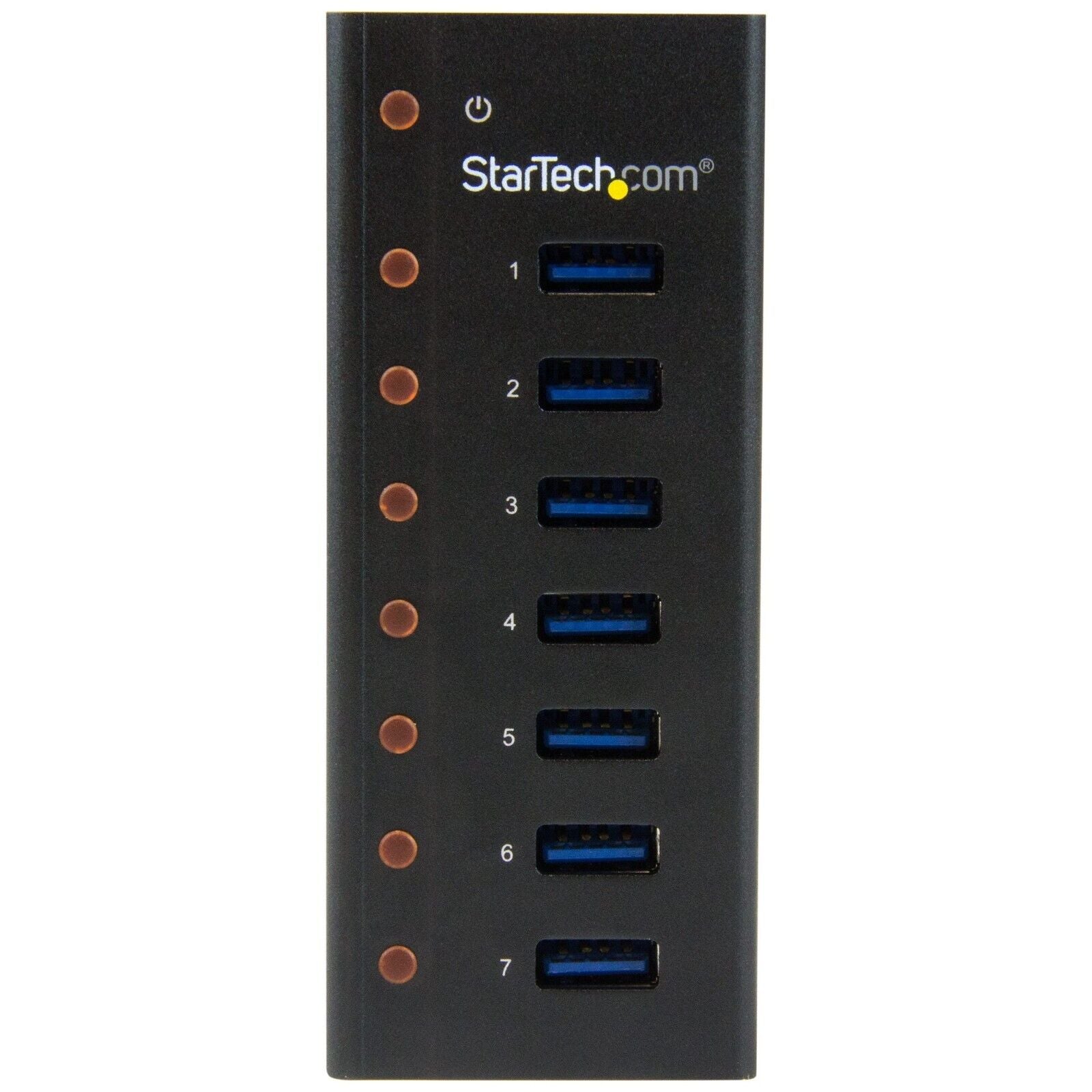 StarTech ST7300U3M 7 Port USB 3.0 Hub Desktop or Wall-mountable Metal Enclosure