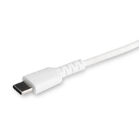 StarTech RUSBCLTMM2MW 6 foot/2m Durable White USB-C to Lightning Cable, Rugged