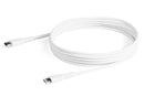 StarTech RUSBCLTMM2MW 6 foot/2m Durable White USB-C to Lightning Cable, Rugged