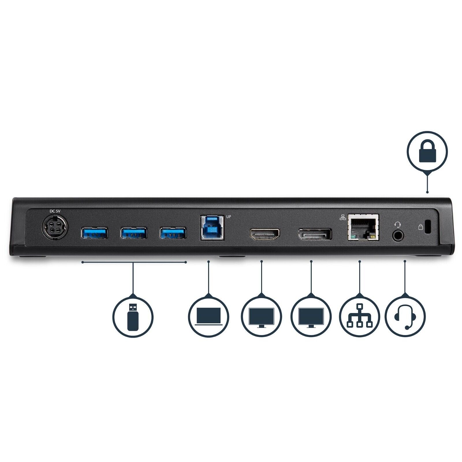 StarTech USB3DOCKHDPC USB 3.0 Docking Station - Windows / macOS Compatible