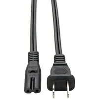 Tripp Lite P012-006 6FT 2 Prong Laptop Notebook Power Cord 10A 1-15P C7 BLACK