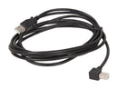 StarTech USBAB3ML 3 Meters USB 2.0 A to Left Angle B Male Male Black Alum Cable