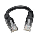 Tripp Lite N201-06N-BK 6FT Cat6 Gigabit Ethernet Snagless Molded Patch Cable BLK