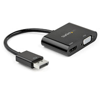 StarTech DP2VGAHD20 DisplayPort to HDMI VGA Adapter - DP 1.2 HBR2 to HDMI 2.0 4K