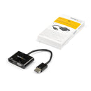 StarTech DP2VGAHD20 DisplayPort to HDMI VGA Adapter - DP 1.2 HBR2 to HDMI 2.0 4K