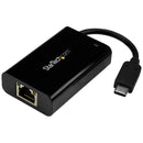 StarTech US1GC30PD USB C to Gigabit Ethernet Adapter/Converter w/PD 2.0 - 1Gbps