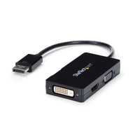 StarTech DP2VGDVHD Travel A/V adapter: 3-in-1 DisplayPort to VGA DVI or HDMI