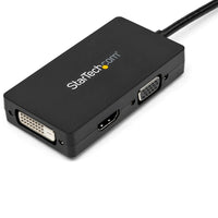 StarTech DP2VGDVHD Travel A/V adapter: 3-in-1 DisplayPort to VGA DVI or HDMI