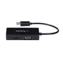 StarTech DP2VGDVHD Travel A/V adapter: 3-in-1 DisplayPort to VGA DVI or HDMI