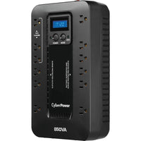 CyberPower EC850LCD Ecologic UPS Systems - 850VA/510W, 120 VAC