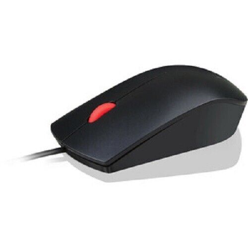 Lenovo 4Y50R20863 Essential USB Mouse - Optical - Cable - Black - 1 Pack - USB