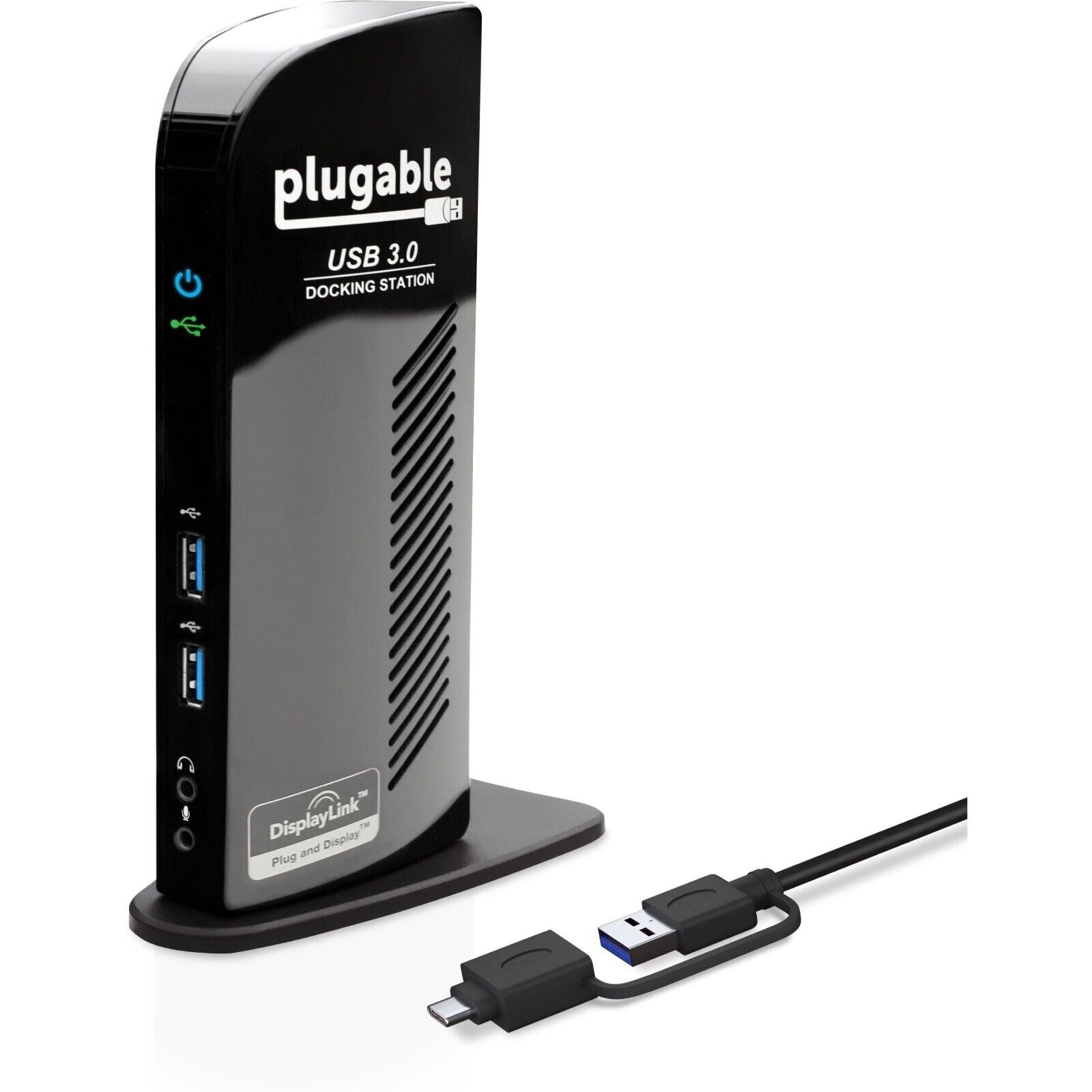 Plugable UD-3900 USB3.0 Universal Laptop Docking Station Dual Monitor for