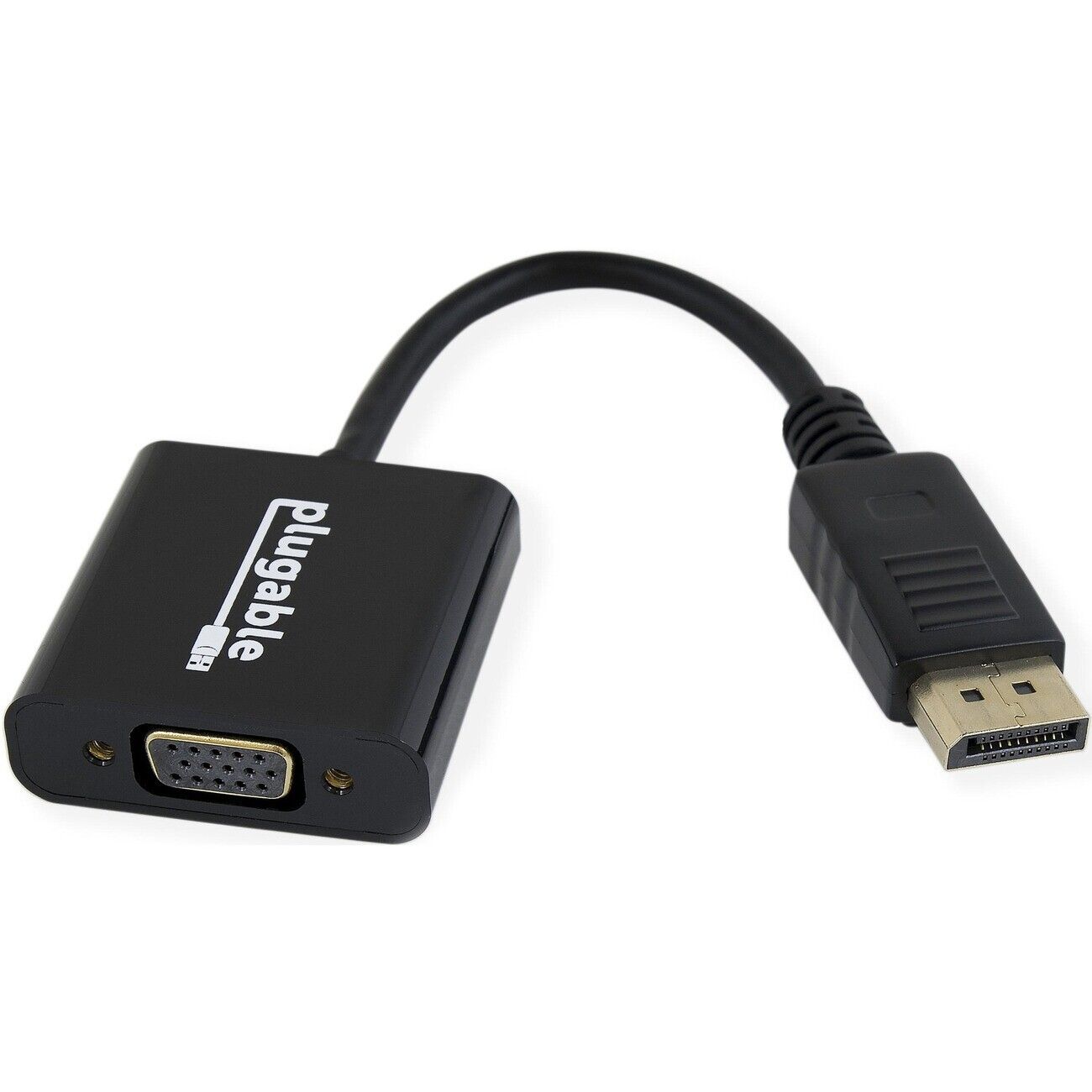 Plugable DPM-VGAF DisplayPort to VGA Adapter (Supports Windows and Linux Systems