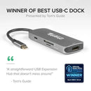 Plugable USBC-7IN1 USB-C Hub 7-in-1, Compatible with Mac, Windows, Chromebook,