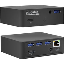 Plugable UD-CAM USB C Dock with 85W Charging Compatible with Thunderbolt 3 and