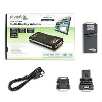 Plugable UGA-165 USB 2.0 to DVI/VGA/HDMI Video Graphics Adapter - for Multiple