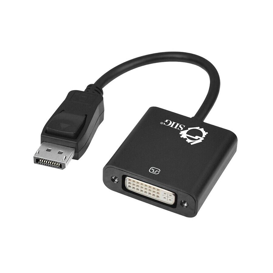 SIIG CB-DP0P11-S1 DisplayPort to DVI Adapter Converter for Video Device,Notebook