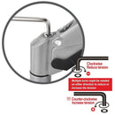 SIIG CE-MT2E12-S1 High Premium Aluminum Gas Spring Desk Mount - Dual Monitor