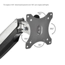 SIIG CE-MT2E12-S1 High Premium Aluminum Gas Spring Desk Mount - Dual Monitor