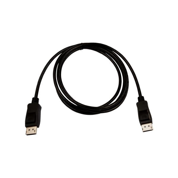 V7 V7DPPRO-2M-BLK Black Video Cable Pro DisplayPort Male to DisplayPort Male 2m