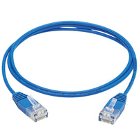 Tripp Lite N200-UR03-BL 3FT CAT6 Gigabit Ethernet Cable Molded UltraSlim RJ45 MM