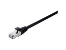 V7 V7CAT7FSTP-50C-BLK Ethernet Network Cable -18" Category 7 Black