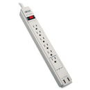 Tripp Lite TLP606USB 6 Outlet Surge Protector 2x USB Charging Ports w 6FT cord