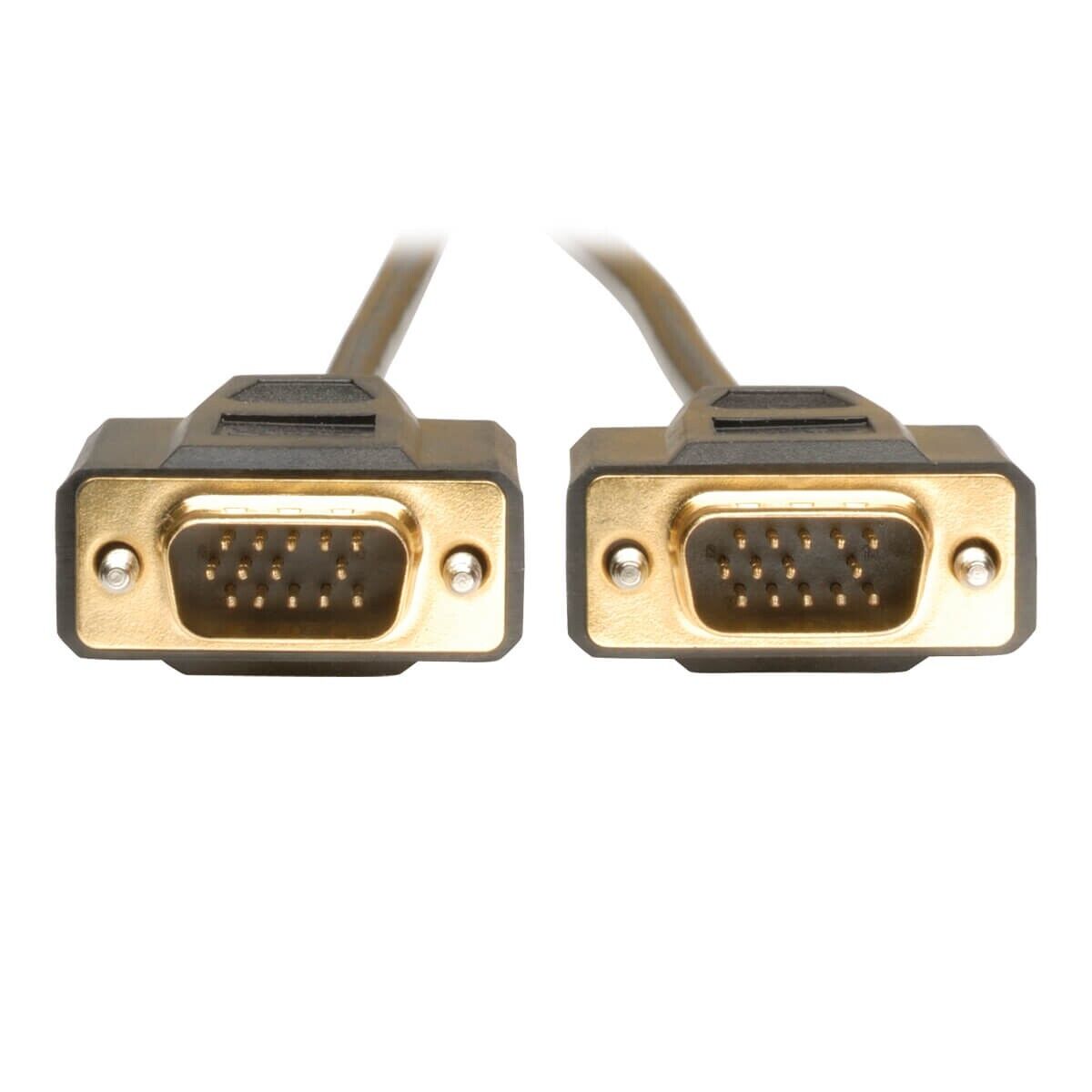 Tripp Lite P512-006 6FT VGA Monitor Gold Cable Molded Shielded HD15 M/M BLACK