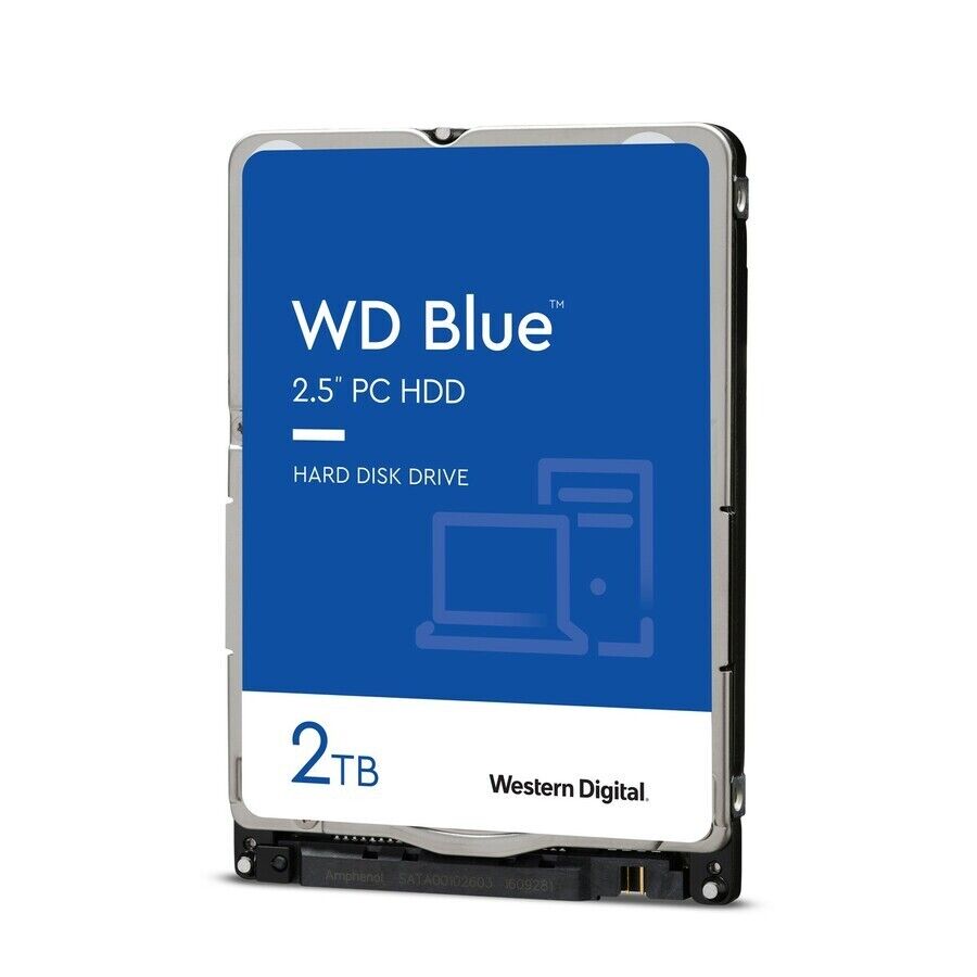 WD WD20SPZX Blue 2 TB Hard Drive - 2.5" Internal - SATA (SATA/600) - 5400rpm