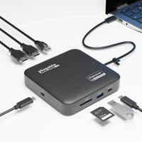 Plugable USBC-6950PDZ USB 3.0 or USB C to HDMI Adapter Extends to 4x Monitors,