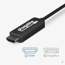 Plugable USBC-HDMI-CABLE USB C to HDMI Adapter Cable - Connect USB-C or