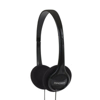 Koss KPH7 Colors On Ear Headphones - Black - Mini-phone (3.5mm) - Wired - 32 Ohm