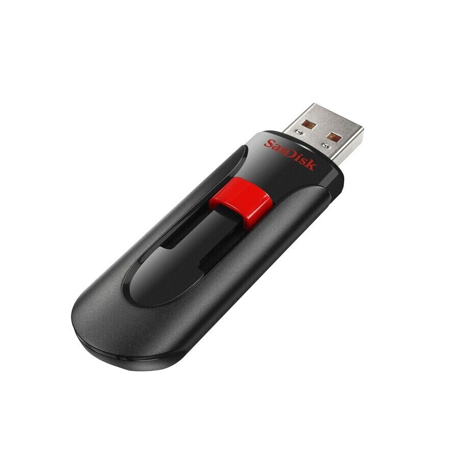 SanDisk SDCZ60-064G-A46 Cruzer Glide USB Flash Drive - 64 GB - USB 2.0 - Black